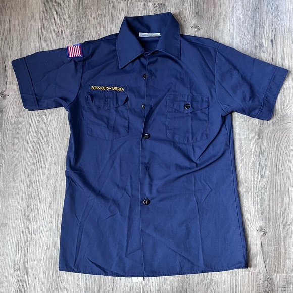 Boy Scout Button Down Shirt size youth large - Picture 1 of 5